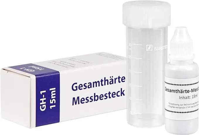 AGUALEVE Juego de prueba de dureza del agua medicion facil rapida y precisa de la dureza total 20 60 pruebas