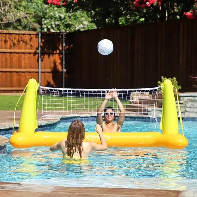 Intex Pool Volleyball Game Set Rectangular, Naranja Verde, de 7 a 11 años 56508NP